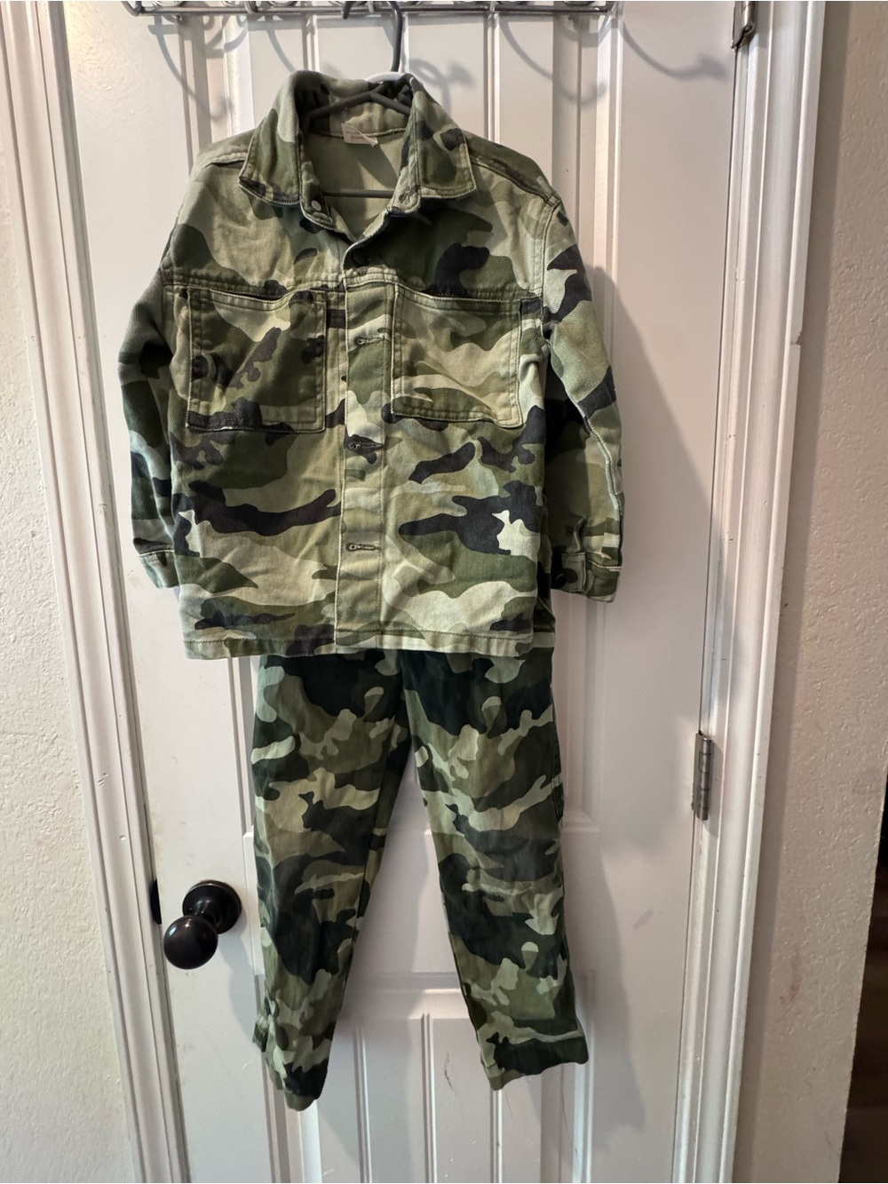 wonder nation Green Camouflage Two-Piece Set